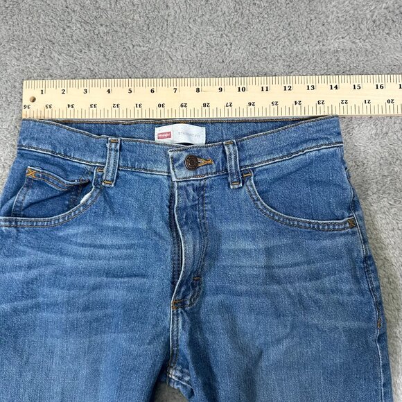 Wrangler Straight Leg Jean Size 16 Straight Fit Womens Blue 5-pocket - Picture 10 of 13